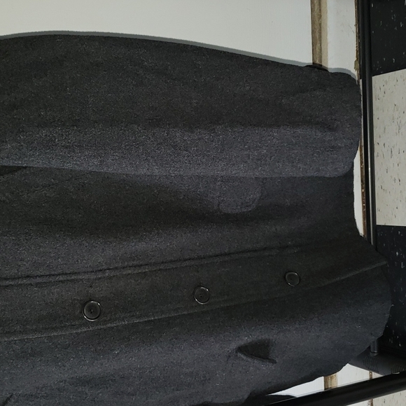 💘RESERVED JF💘POLO RALPH LAUREN VINTAGE 2-ZIP-5-BUTTON CLOSURE HEAVY WOOL COAT - Picture 6 of 12